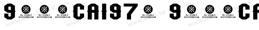 940-CAI978 940-CAI97字体转换